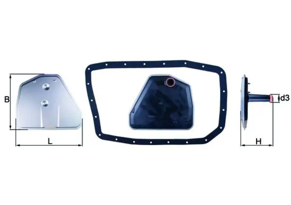 HX 162D Фильтр АКПП BMW 7(E65,E66)