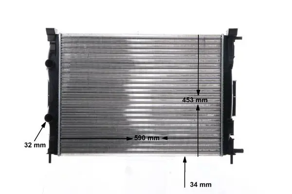 CR 41 000S Радиатор охлаждающей жидкости