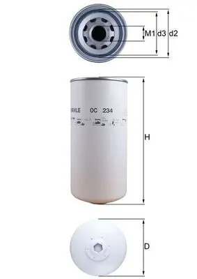 MAHLE OC234 Масляный фильтр