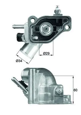 MAHLE TI592 Термостат Opel