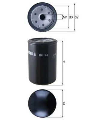 MAHLE KC24 Фильтр топливный
