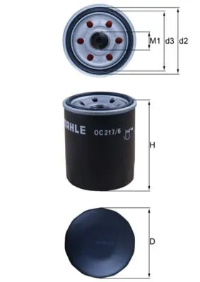MAHLE OC2176 Фильтр