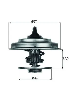 MAHLE TX1883 Термостат