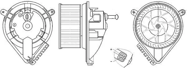 MAHLE AB271000S Вентилятор салона