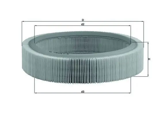 MAHLE LX317 Фильтр воздушный HONDA: ACCORD