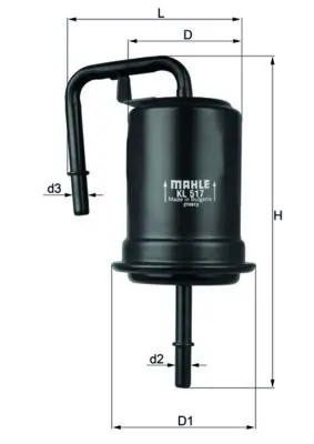 MAHLE KL517 Фильтр