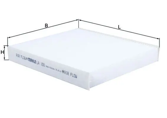 MAHLE LA100 Фильтр салонный HONDA CIVIC