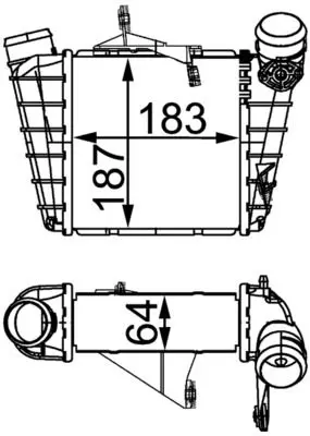 MAHLE CI298000S Интеркулер