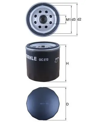 MAHLE OC272 Фильтр
