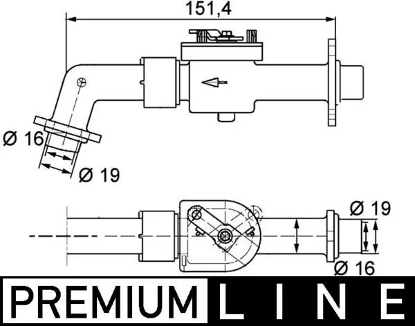 CV 6 000P Кран печки