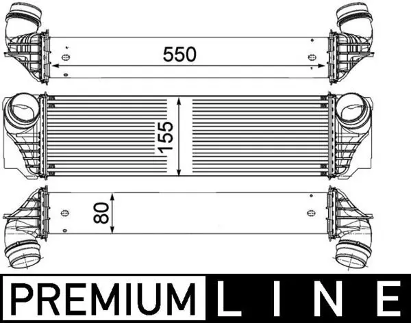 CI 183 000P Интеркулер