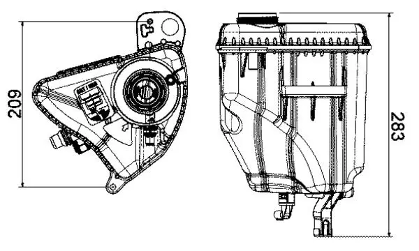 MAHLE CRT3000S Бачок расширительный