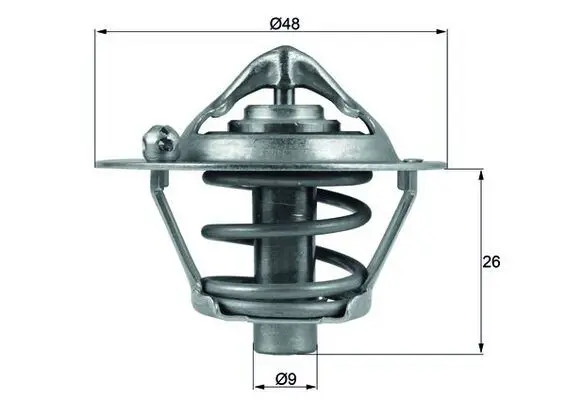 MAHLE TX10882D Термостат FORD: B-MAX 1.4/1.6