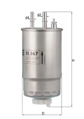 MAHLE KL567 Фильтр