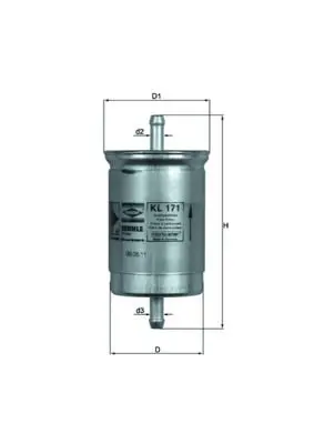 MAHLE KL171 Фильтр топливный