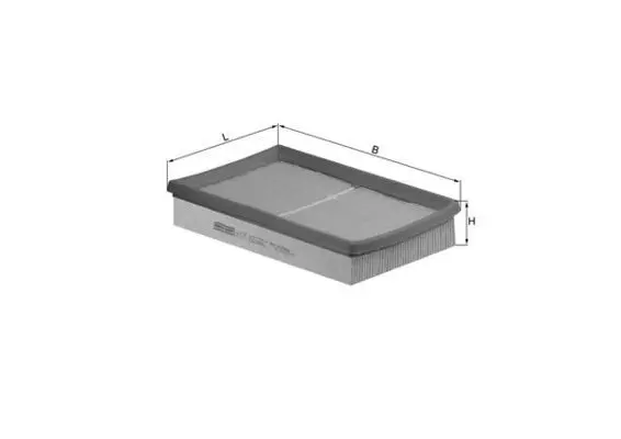 MAHLE LX1575 Фильтр воздушный Knecht/Mahle