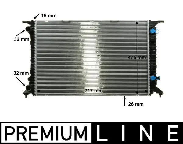 MAHLE CR910000P Радиатор охлаждения двигателя