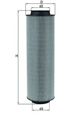 MAHLE LX791 Фильтр воздушный