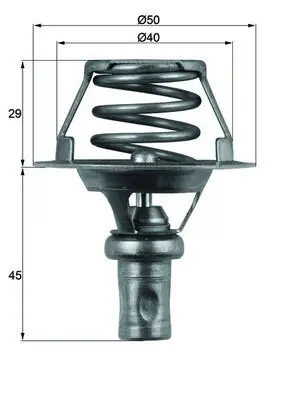 MAHLE TX6691D Термостат