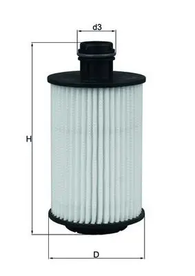 MAHLE OX1012D Фильтр масляный