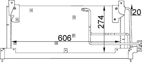 AC 223 000S Конденсатор, кондиционер