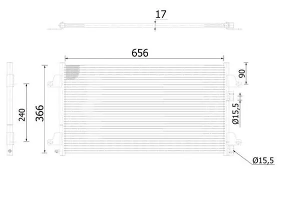 AC 366 000S Конденсатор, кондиционер