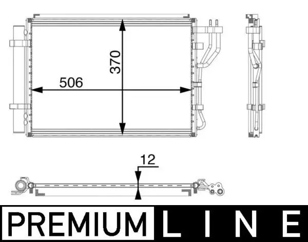 MAHLE AC48000P Конденсер кондиционера