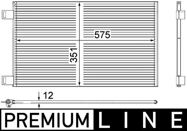 MAHLE AC569000P Конденсатор, кондиционер