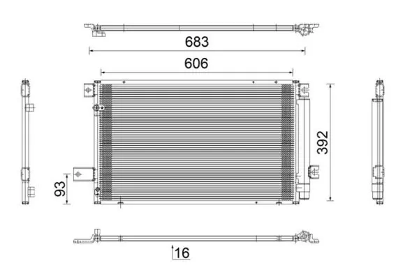 AC 819 000S Конденсатор, кондиционер