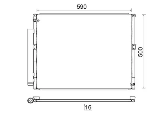 AC 836 000S Конденсатор, кондиционер