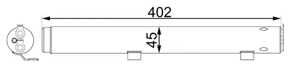 MAHLE AD285000S Осушитель, кондиционер