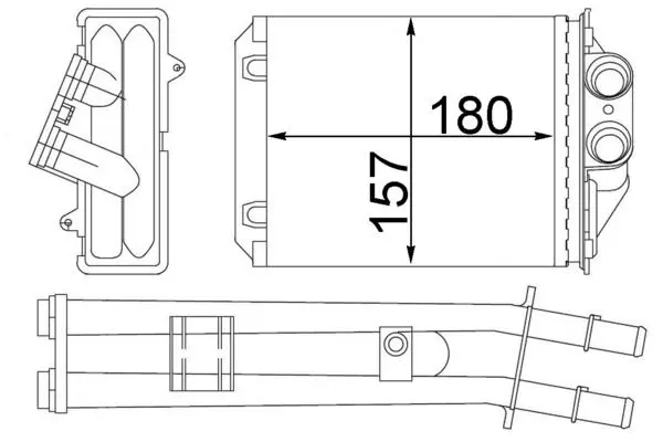 AH 213 000S Теплообменник, отопление