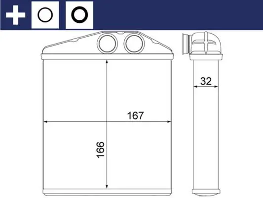 MAHLE AH6000S Теплообменник салона