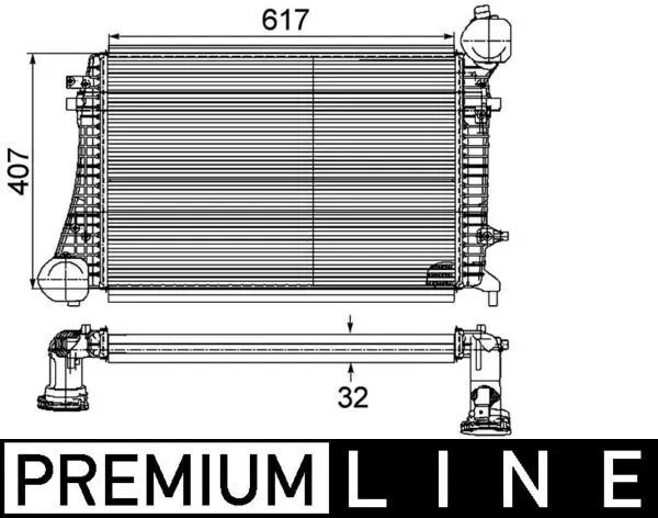 MAHLE CI167000P Интеркулер