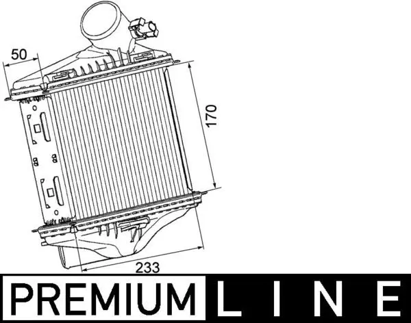 MAHLE CI174000P Интеркулер