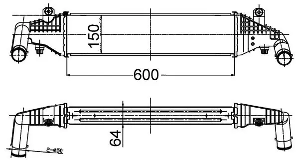 MAHLE CI504000S Интеркулер