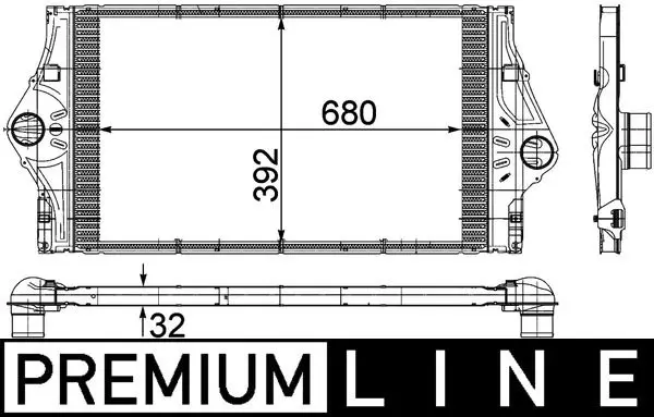 MAHLE CI59000P Интеркулер