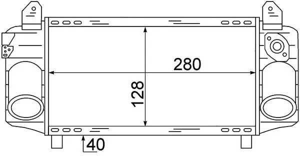 MAHLE CI72000S Интеркулер