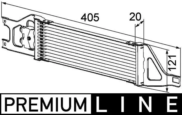 MAHLE CLC57000P Масляный радиатор,