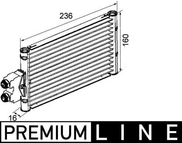 MAHLE CLC74000P Масляный радиатор,