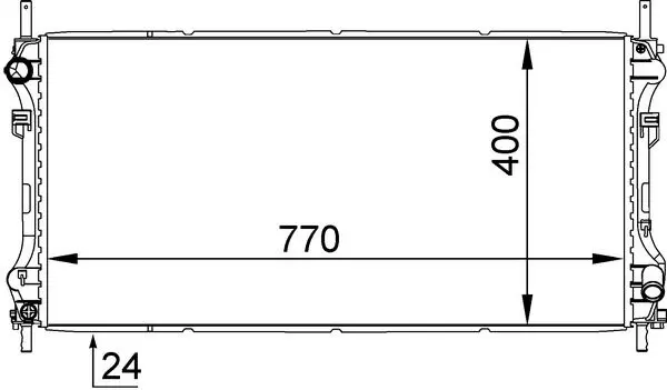 MAHLE CR1143000S Радиатор, охлаждение двигателя