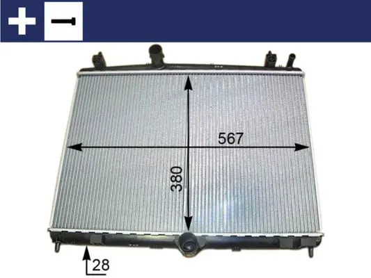 MAHLE CR2113000S Радиатор охлаждающей жидкости