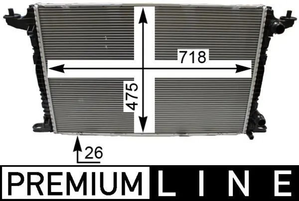 MAHLE CR2179000P Основной радиатор (двигателя)