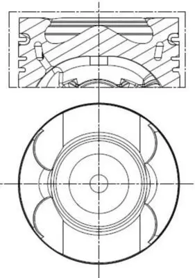 MAHLE 001PI00189000 Поршень
