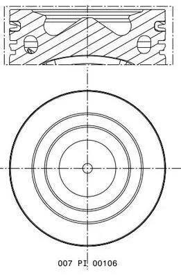 007 PI 00106 001 Поршень