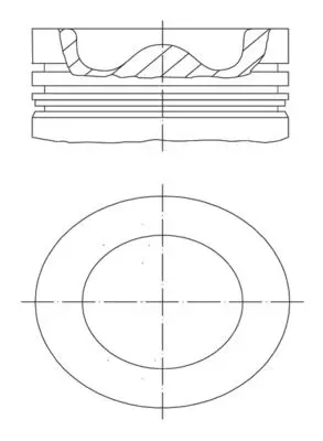 MAHLE 011PI00109000 Поршень