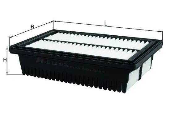 MAHLE LX4238 Фильтр воздушный HYUNDAI: i20