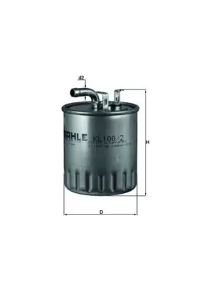 MAHLE KL1002 Фильтр топливный