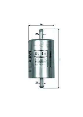 MAHLE KL86 Фильтр топливный