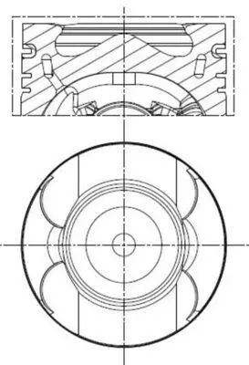 MAHLE 001PI00133000 Поршень